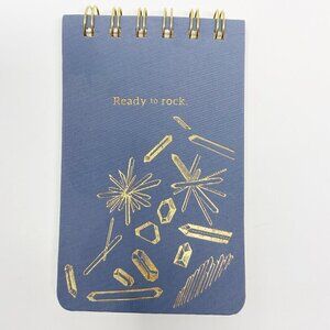 DESIGNWORKS INK | Cloth Covered Spiral Bound Notepad - "Ready To Rock"
